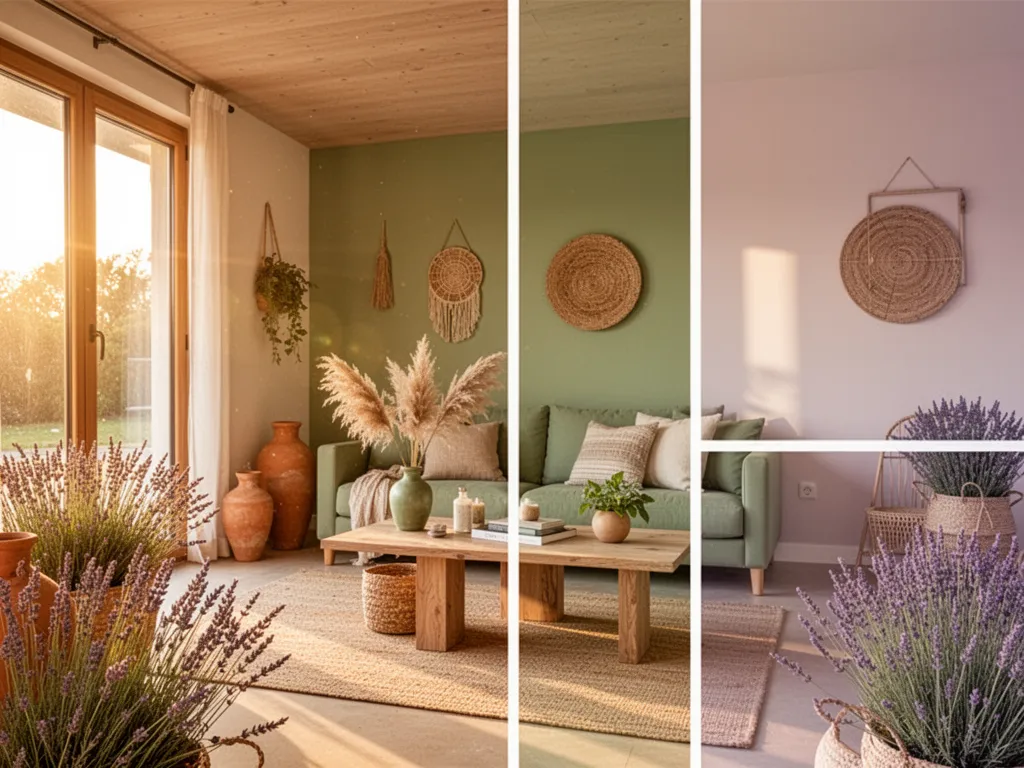 Bol en verre contenant un gommage maison beige à base de sucre et d'huile, posé sur un plan de travail en bois avec une serviette écrue
